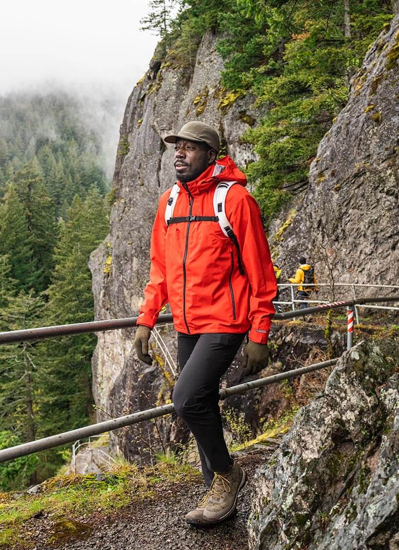 Men hiking